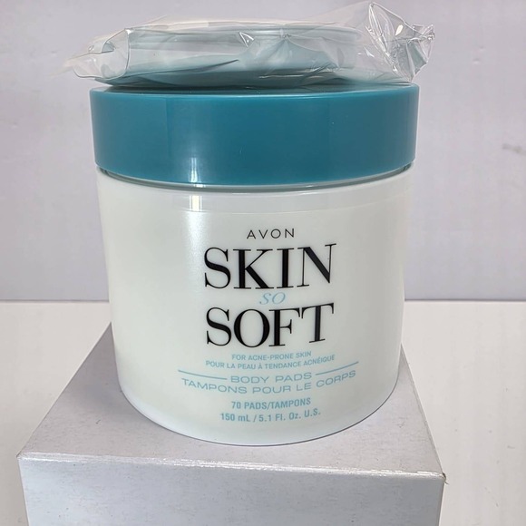 Avon Other - AVON SKIN SO SOFT Acne Prone Skin Body Pads 70 Count Salicylic Acid